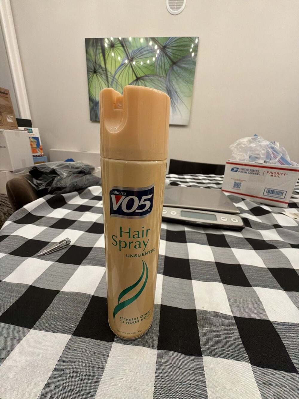 Alberto VO5 Unscented Crystal Clear 14 Hour Hold Hair Spray 8.5 oz vintage new!